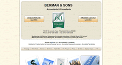 Desktop Screenshot of bermansons.com